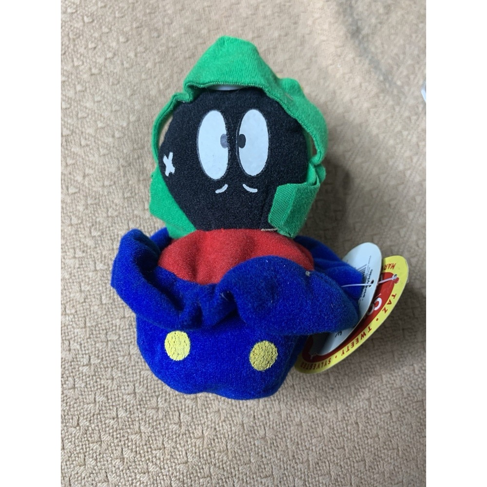 Vintage 90s Marvin the Martian slam Me Plush Toy NWT Not‎ Working